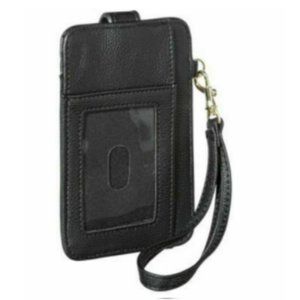 Credit Card Wallet with Removable Wristlet Strap
